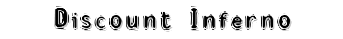 Discount Inferno font